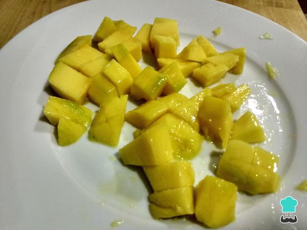 Recette de Salade de Saumon et Mangue - Étape 2