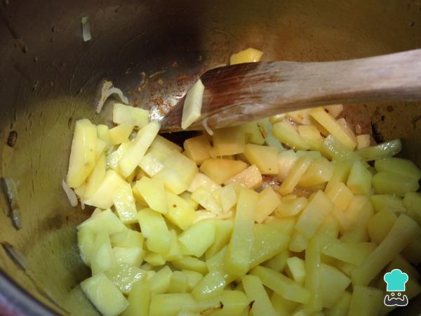 Recette de pâtes à l'italienne avec pommes de terre - Étape 3