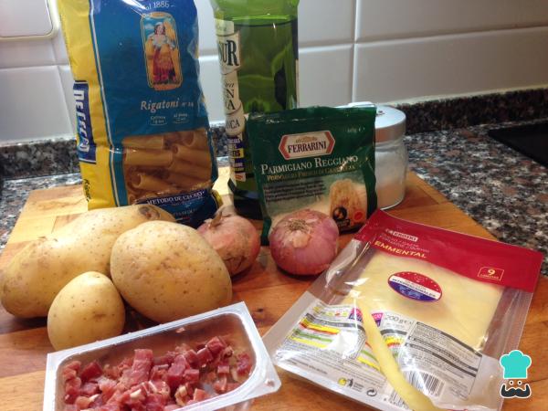 Recette de pâtes à l'italienne aux pommes de terre - Étape 1
