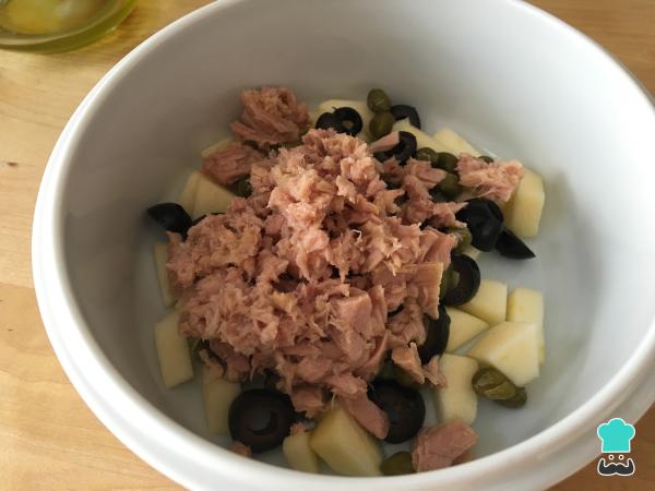 Recette de salade de pâtes au thon et aux pommes - Étape 5
