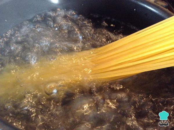 Recette Spaghetti au saumon fumé - Étape 2