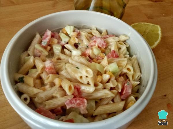 Recette de salade de pâtes avec sauce au yaourt - Étape 7
