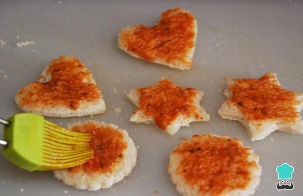 Recette de mini pizza pour enfants - Étape 2