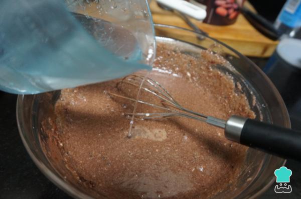 Recette de gâteau au chocolat Keto - Étape 2