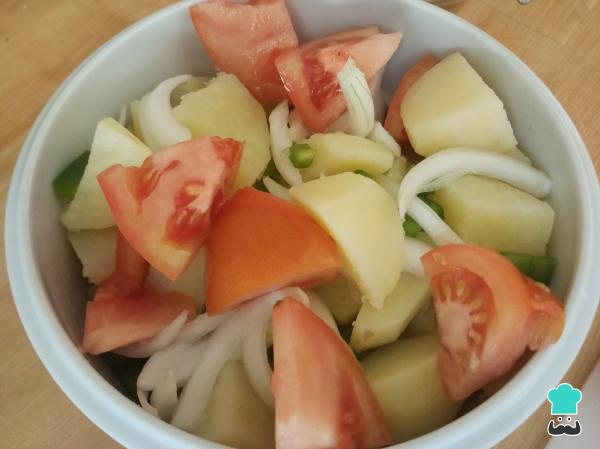 Recette de salade de poulpe et pommes de terre - Étape 7