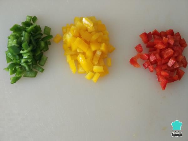Recette traditionnelle andalouse de pipirrana - Étape 3