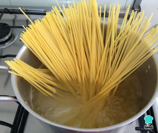 Recette Spaghetti aux crevettes - Étape 5
