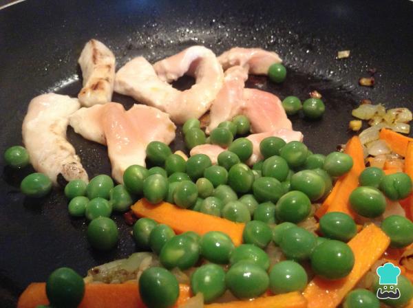 Recette de nouilles de riz au poulet – Étape 7