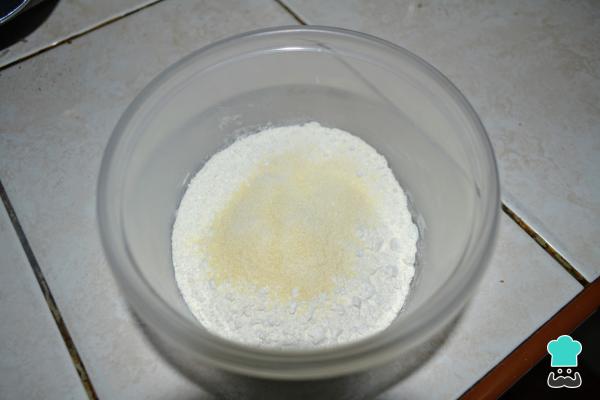Recette de Panettone au chocolat - Étape 1