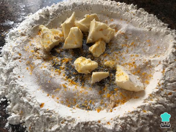 Recette de Scones à l'Orange - Étape 1