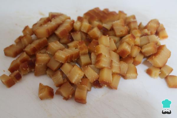 Recette de gâteau au nougat et au jaune grillé - Étape 1