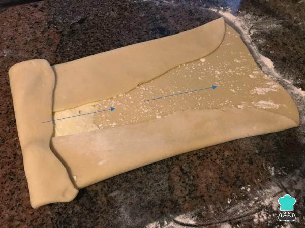 Recette de croissants végétaliens - Étape 6