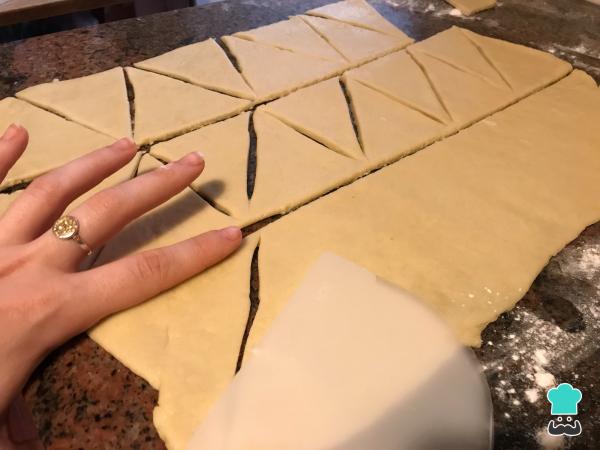 Recette de croissants végétaliens - Étape 9
