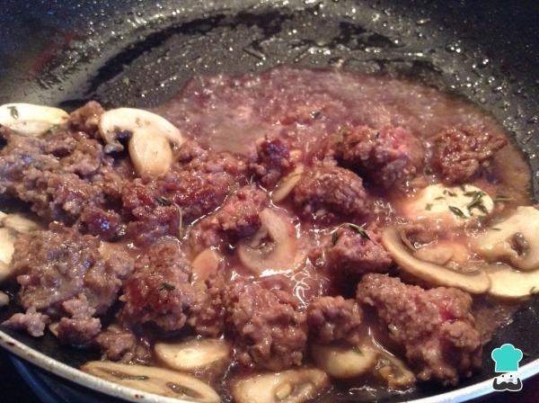 Recette de Lasagne à la viande et aux champignons - Étape 6