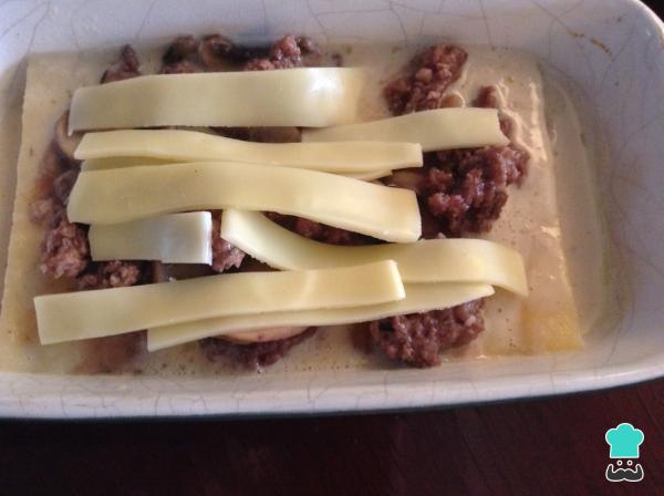 Recette de Lasagne à la viande et aux champignons - Étape 8