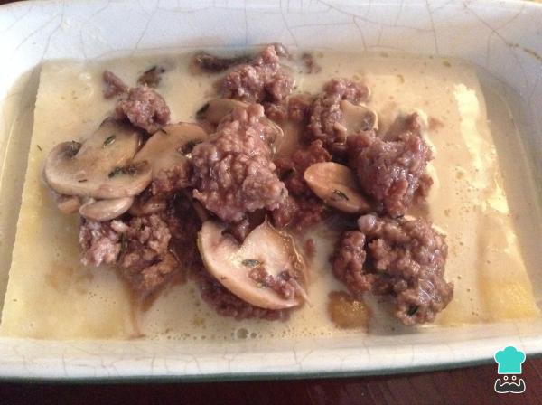 Recette de Lasagne à la viande et aux champignons - Étape 7