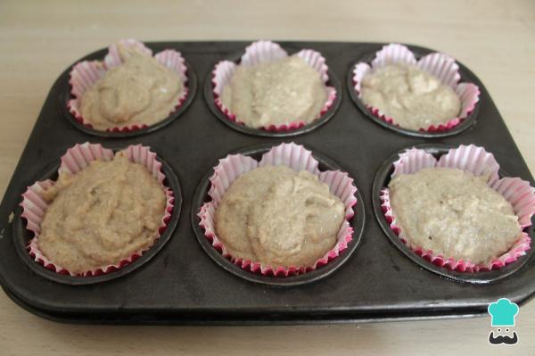 Recette de muffins à la banane et à l'avoine - Étape 4