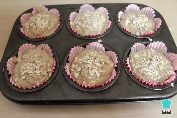 Recette de muffins à la banane et à l'avoine - Étape 5