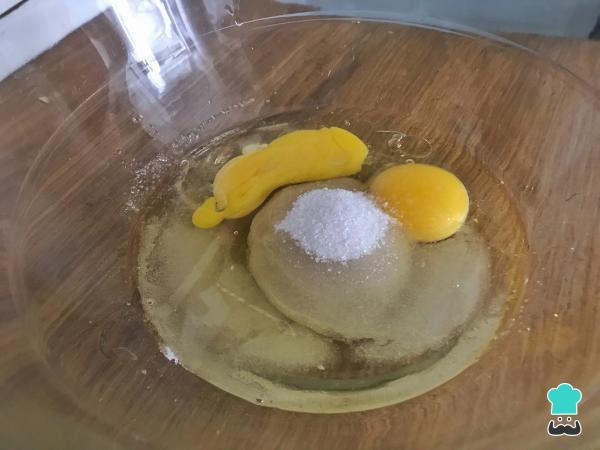 Recette de pudding anglais à l'huile - Étape 1