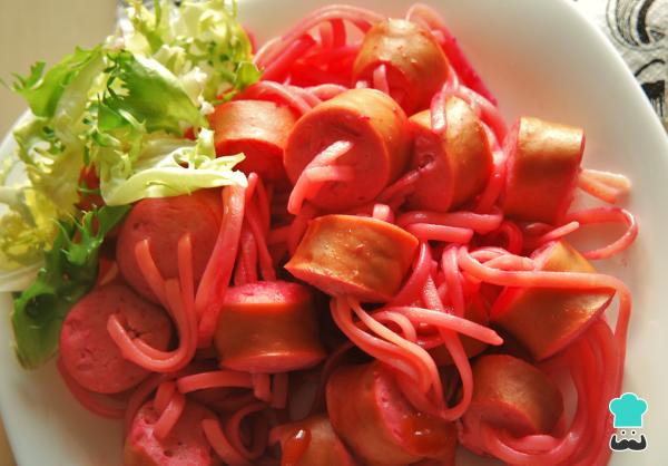 Recette de Spaghetti aux saucisses pour enfants - Étape 6
