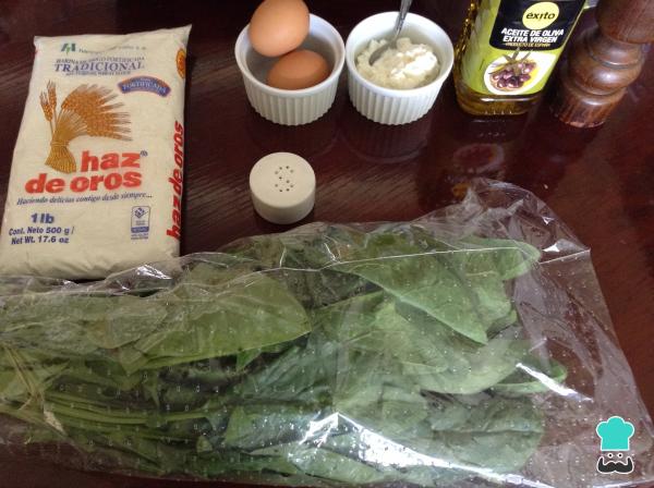 Recette de raviolis farcis aux épinards - Étape 1