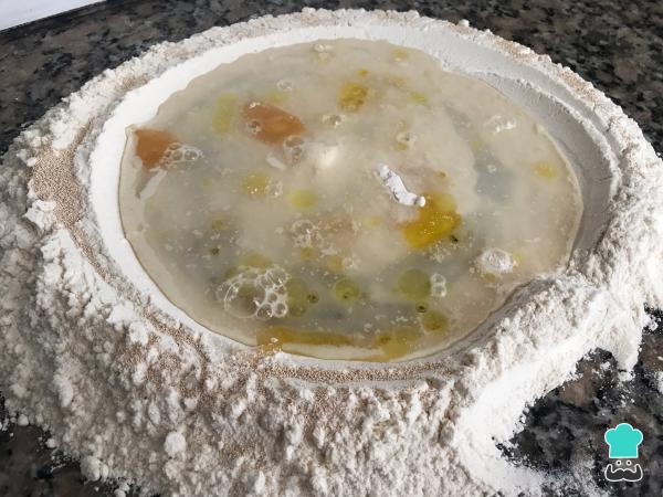 Recette de pizza aux bords de fromage - Étape 1