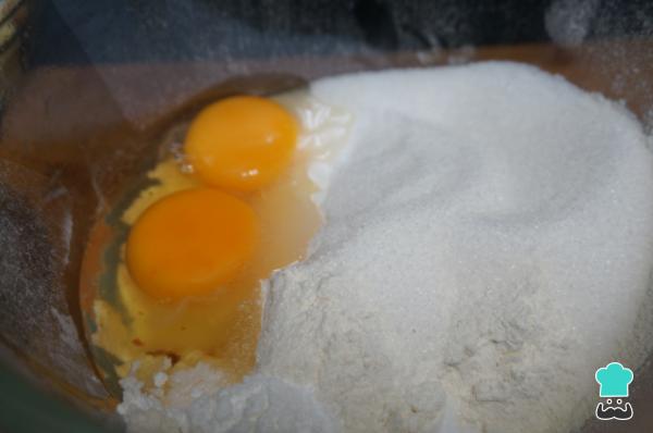 Recette de muffins aux bleuets - Étape 1