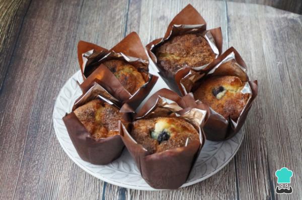 Recette de muffins aux bleuets - Étape 5