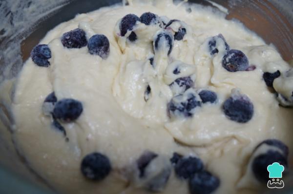 Recette de muffins aux bleuets - Étape 3