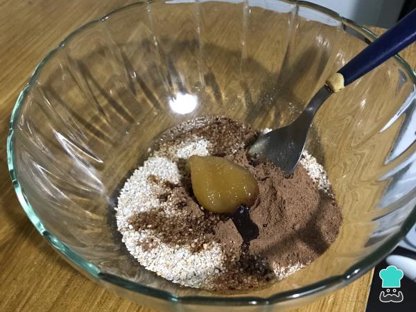 Recette de biscuits au chocolat sans farine - Étape 1