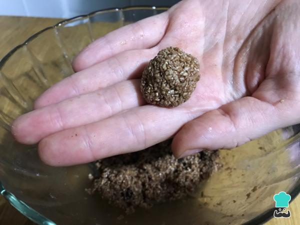 Recette de biscuits au chocolat sans farine - Étape 2