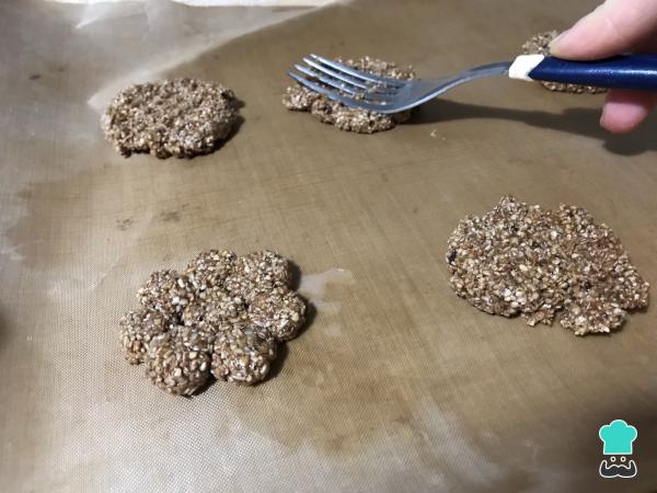 Recette de biscuits au chocolat sans farine - Étape 3