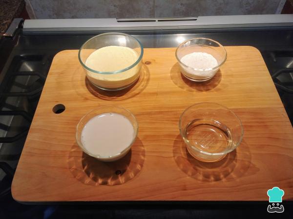 Recette de pain Tarwi - Étape 1