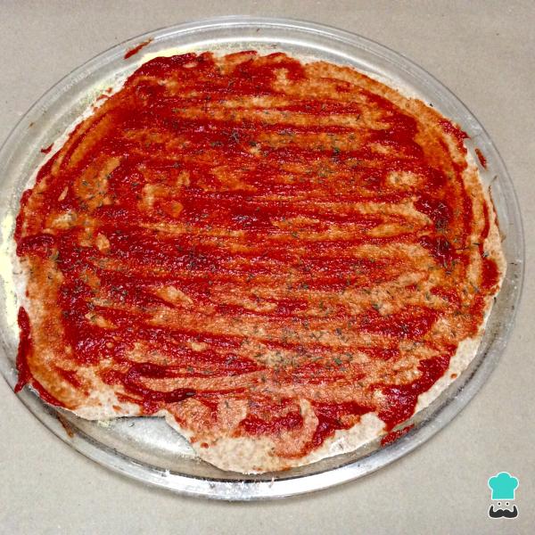 Recette de pizza végétarienne au fromage - Étape 4