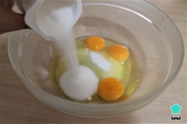 Recette de gâteau 1, 2, 3 - Étape 1