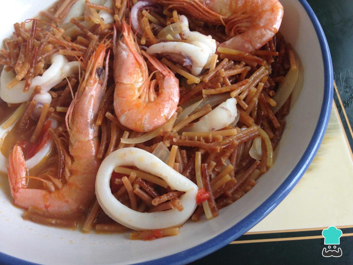 Recette de Fideuá catalane