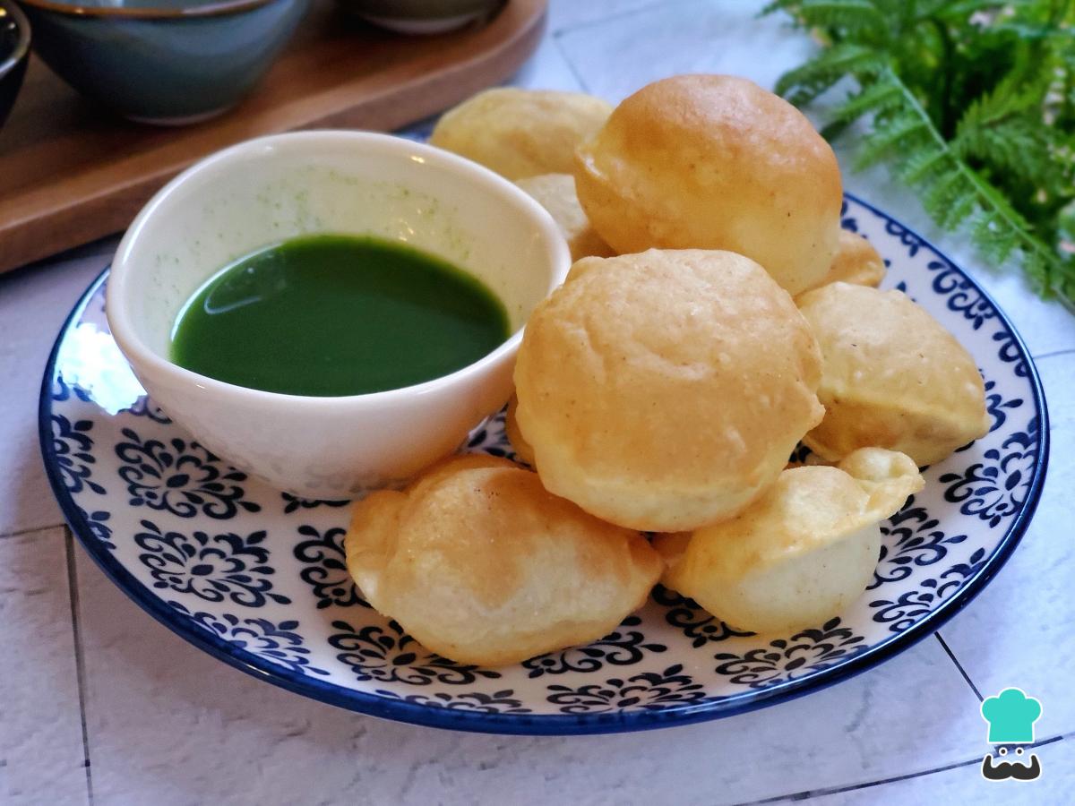 Recette de Pani puri ou pain frit indien