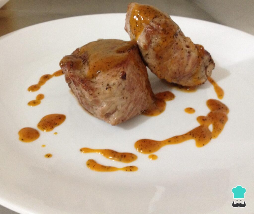 Recette de Porc Bondiola sauce aux fruits de la passion