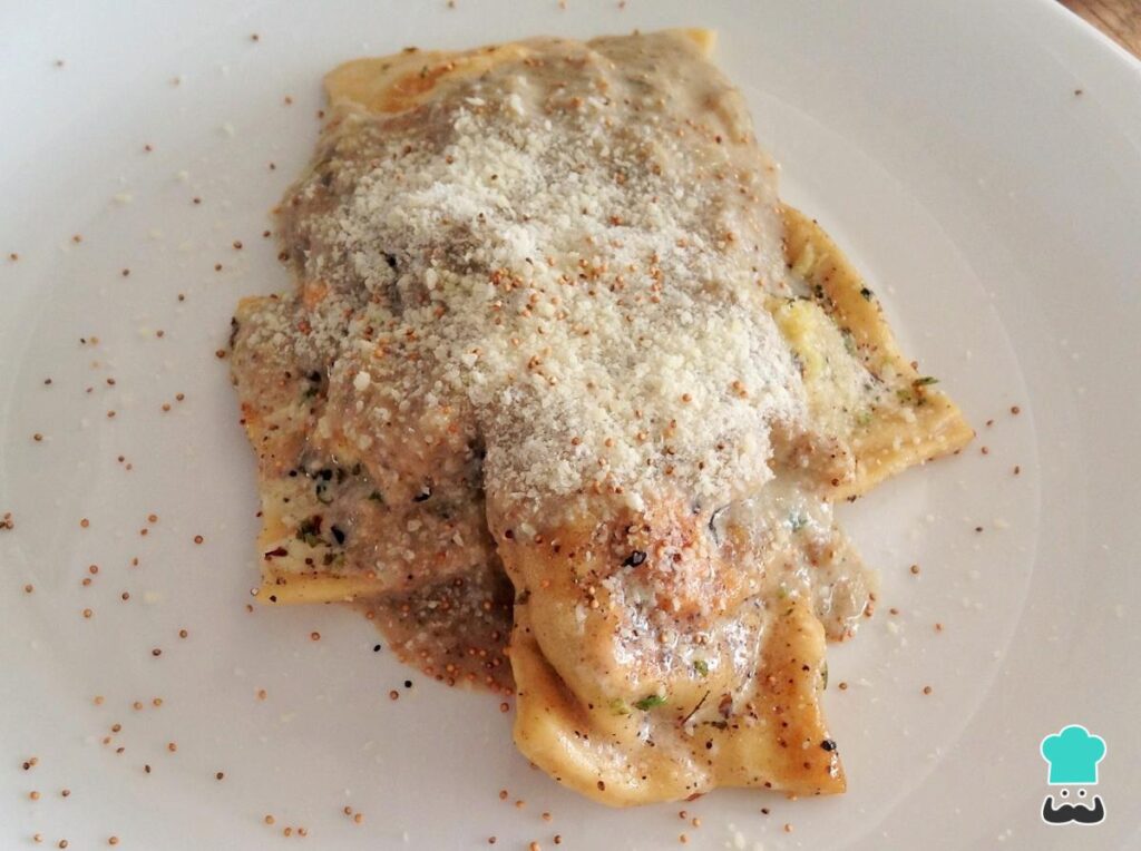Recette de Raviolis farcis au chèvre et tomate