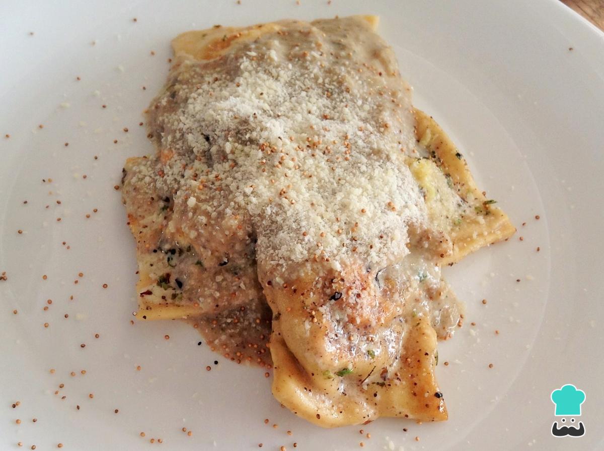 Recette de Raviolis farcis au chèvre et tomate