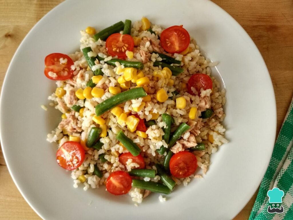 Recette de Salade de Riz aux Haricots Verts
