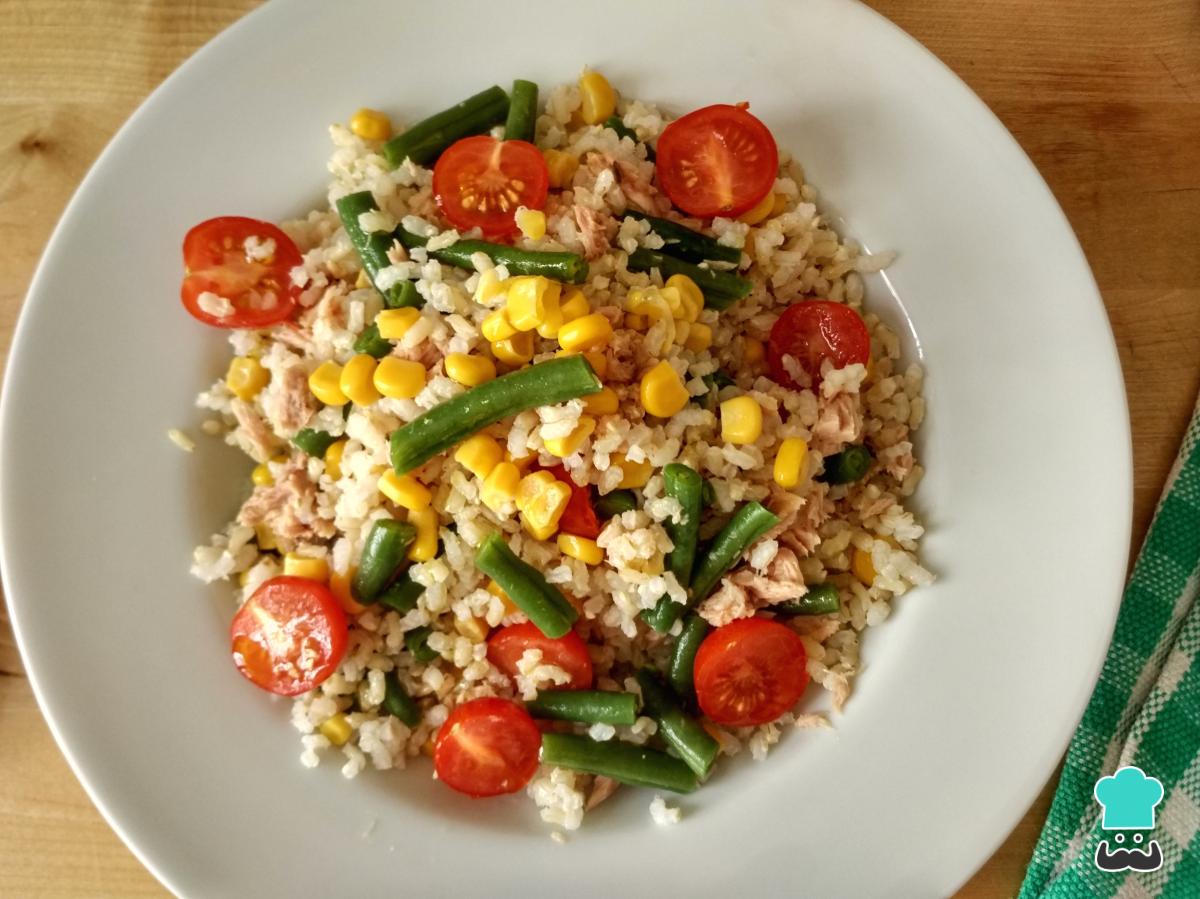Recette de Salade de Riz aux Haricots Verts