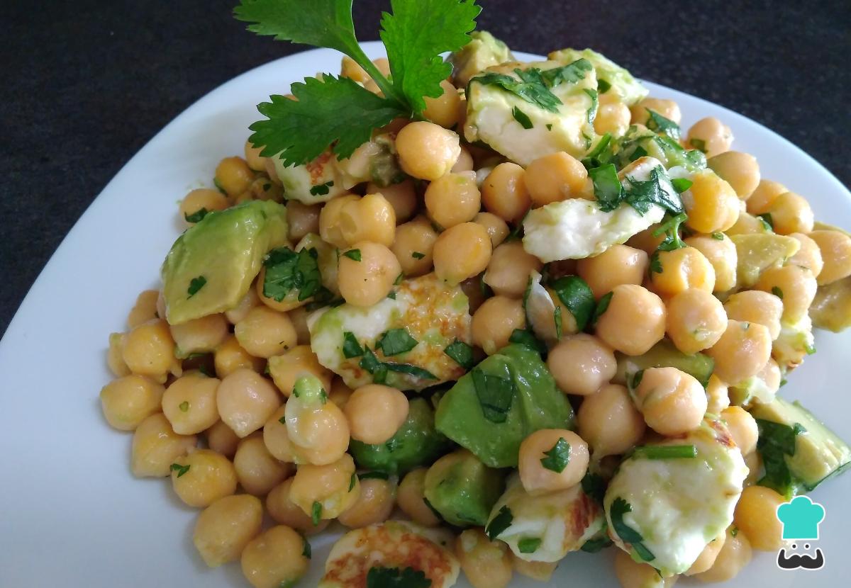 Recette de Salade de pois chiches à l'avocat