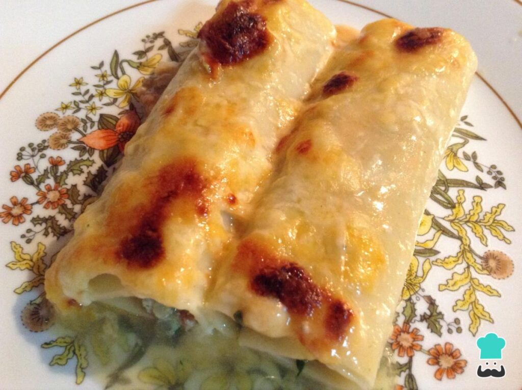 Recette de cannellonis à la viande et aux épinards