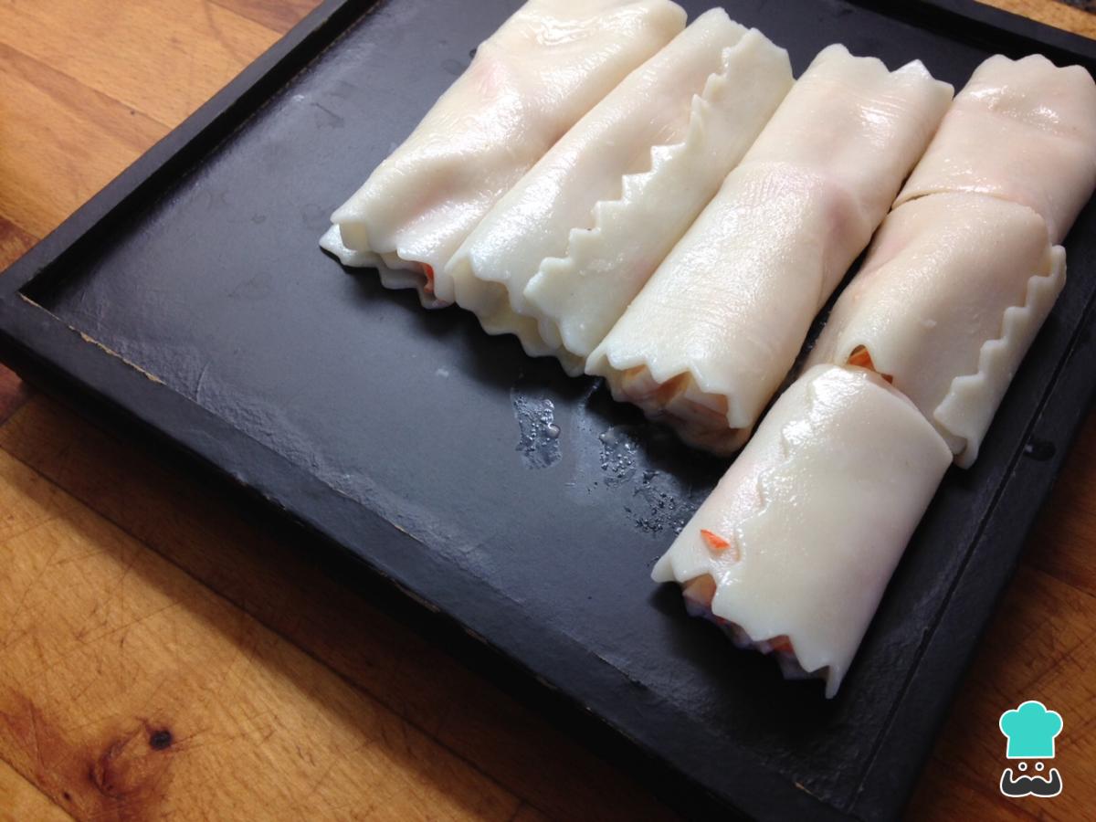 Recette de cannellonis froids aux fruits de mer
