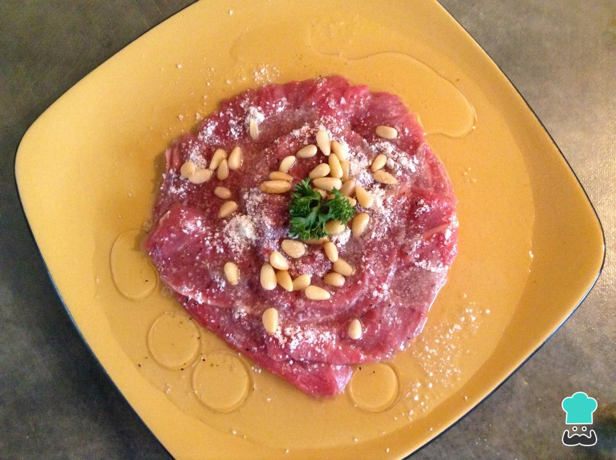 Recette de carpaccio de longe