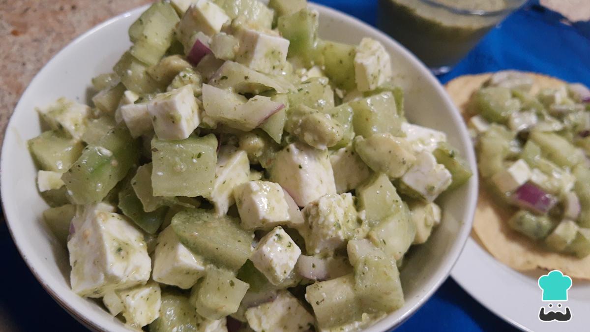 Recette de ceviche au fromage Panela