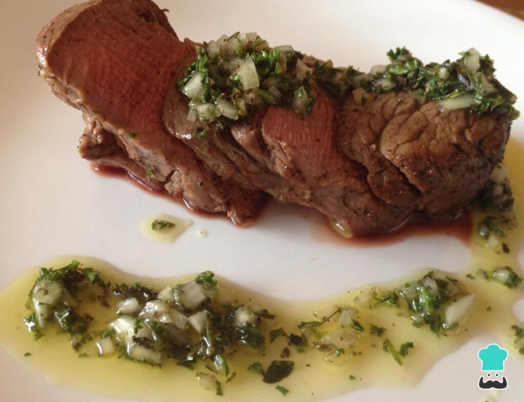 Recette de filet de bœuf au four avec chimichurri