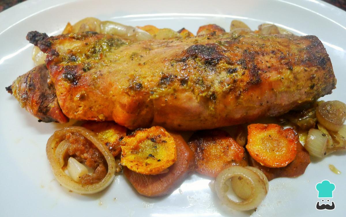 Recette de filet de porc au four avec légumes