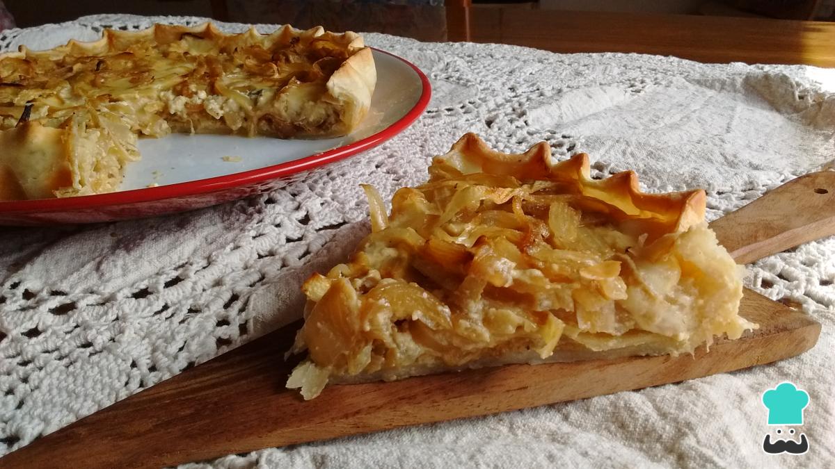 Recette de gâteau au fromage et à l'oignon